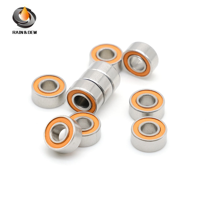 10PCS S687RS CB 7*14*5mm Fishing Reel Bearing Stainless Steel Hybrid Ceramic Bearing ABEC-7