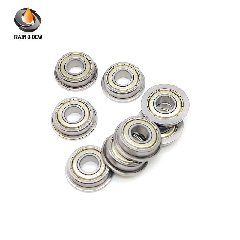 10PCS F697ZZ 7X17X5 mm ABEC-7 Skate Bearing Steel Radial Shaft Deep Groove Flange Ball Bearing