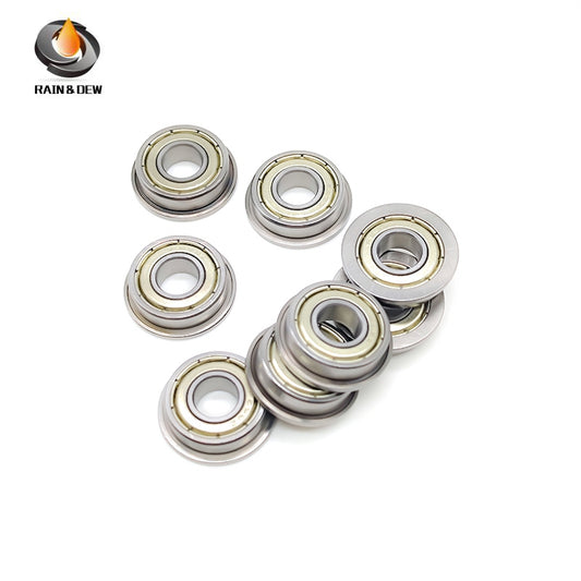 10PCS F697ZZ 7X17X5 mm ABEC-7 Skate Bearing Steel Radial Shaft Deep Groove Flange Ball Bearing