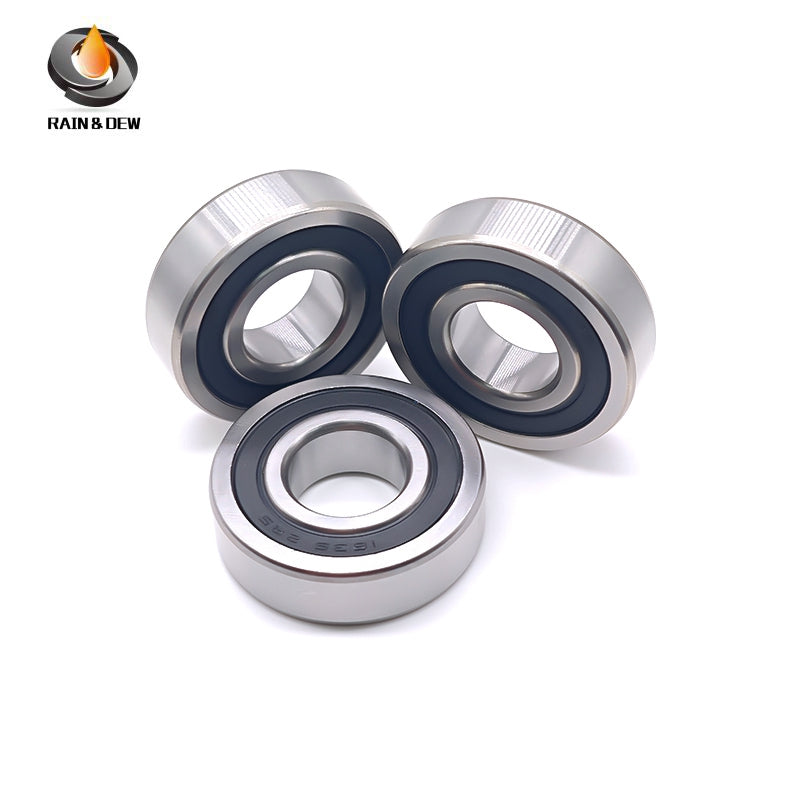 2PCS 1635RS Double Sealed Inch Bearings - 19.05×44.45×12.7 mm (3/4"×1-3/4"×1/2") Rubber Sealed, Chrome Steel, for Agricultural, Industrial Machinery & Harsh Environments