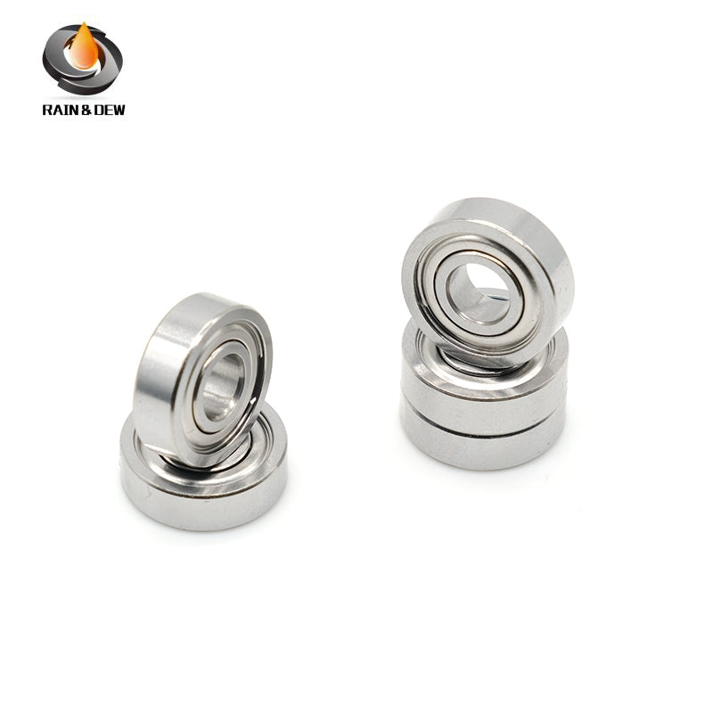 10PCS S695ZZ 5x13x4 mm Stainless Bearing ABEC-9 Stainless Steel Ball Bearings Shielded High Precision 440C