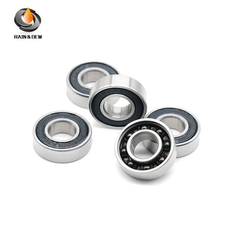 10PCS 696RS CB  6X15X5mm  Hybrid Ceramic Si3N4 Ball Bearing Bicycle Bottom Brackets & Spares Rear wheel 696 2RS Bearings