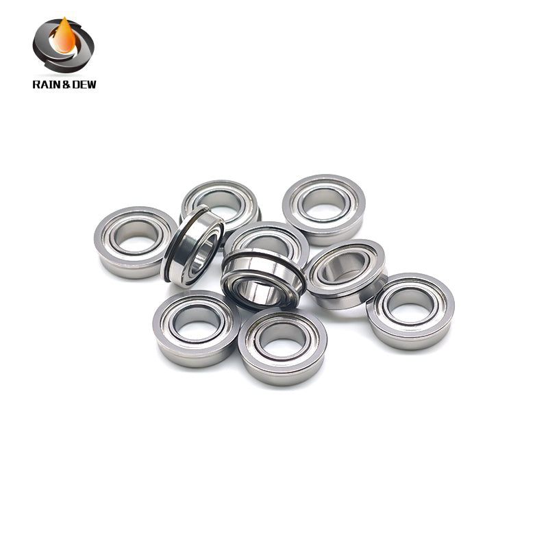 10PCS MF117ZZ 7X11X3mm Miniature Flange Bearings  ABEC-7 Double Metal Shielded,Chrome Steel for 3D Printers & Small Mechanisms