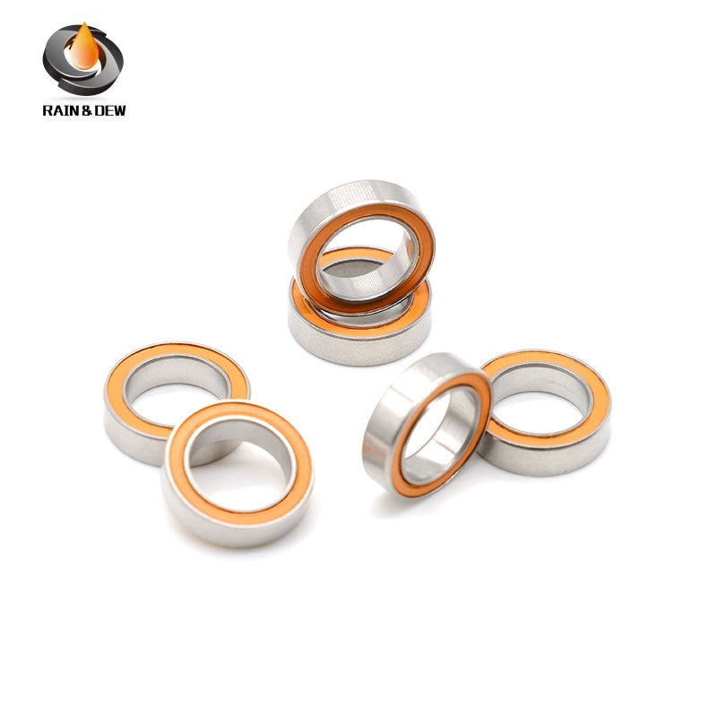 10PCS S6701RSCB 12*18*4 mm Stainless Steel Hybrid Ceramic Bearing ABEC-7 Grades Self-Lubrication
