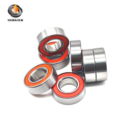 6PCS 163110RS-Red 16*31*10mm Bicycle Bearing Steel ABEC-7 Flower Drum Bearing  Bearing Mountain Bike Bicycle Spare Parts 163110-2RS