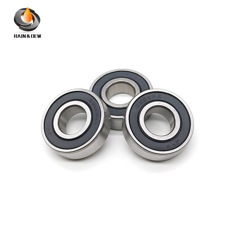 2PCS 6203RS Bearing 17x40x12 mm ABEC-7  6203RS Deep Groove Ball Bearings 6203 Ball Bearing