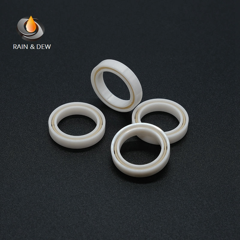 1/2Pcs  6702CE  15*21*4mm Full Ceramic Bearing  ABEC-9 Zirconia Ceramic Deep Groove Ball Bearings for Fishing Reel