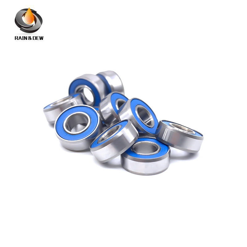 MR115RS-Blue Bearing ABEC-7 (10PCS) 5X11X4 mm Miniature MR115-2RS Ball Bearings Blue Rubber Sealed