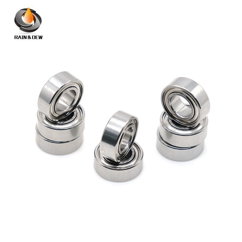 10PCS S687ZZ  7x14x5 mm  Stainless Bearing ABEC-9 Stainless Steel Ball Bearings Shielded High Precision 440C