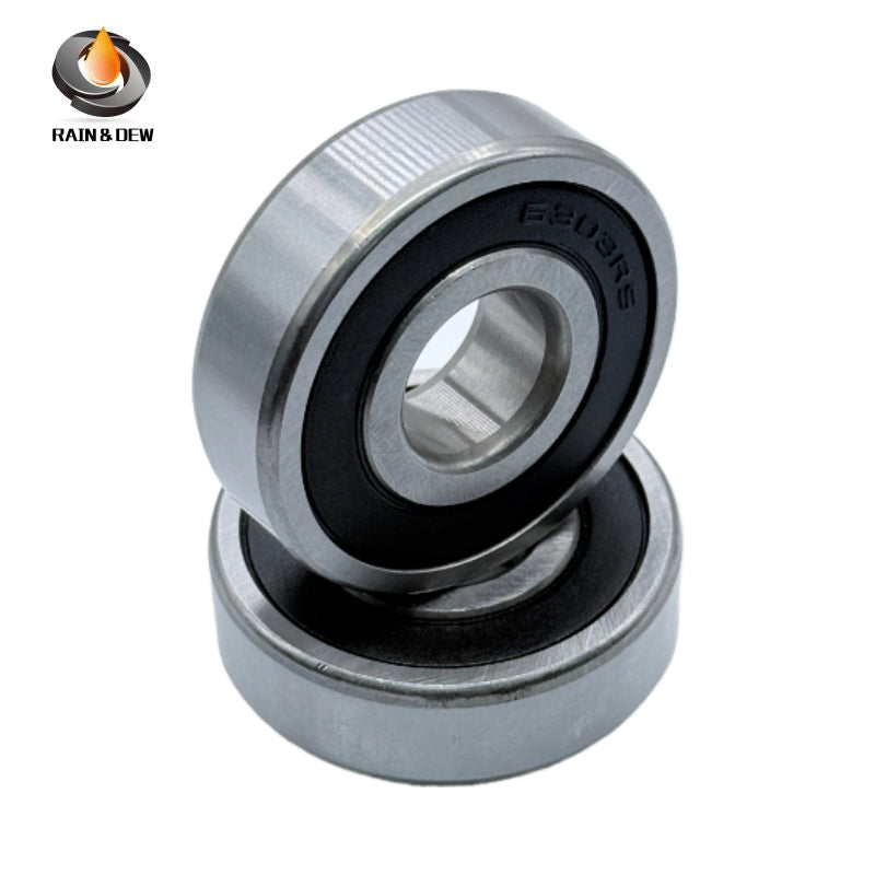 2PCS 6303RS 14X47X14mm Motorcycles Engine Primary Shaft Bearings Bearing ABEC-7