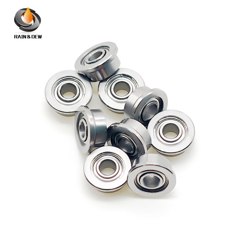 10PCS F623ZZ Flanged Ball Bearings 3X10X4 mm Double Shielded  High Precision for Voron 3D Printer & CNC Parts
