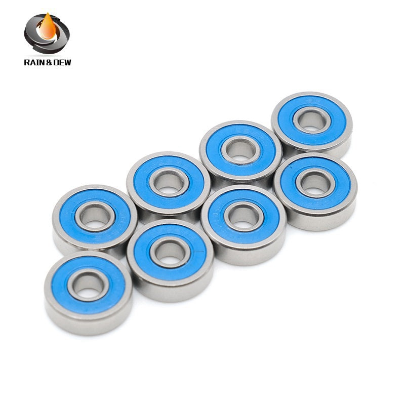 MR63RS-Blue Bearing ABEC-7 (10PCS) 3X6X2.5 mm Miniature MR63-2RS Ball Bearings Blue Rubber Sealed