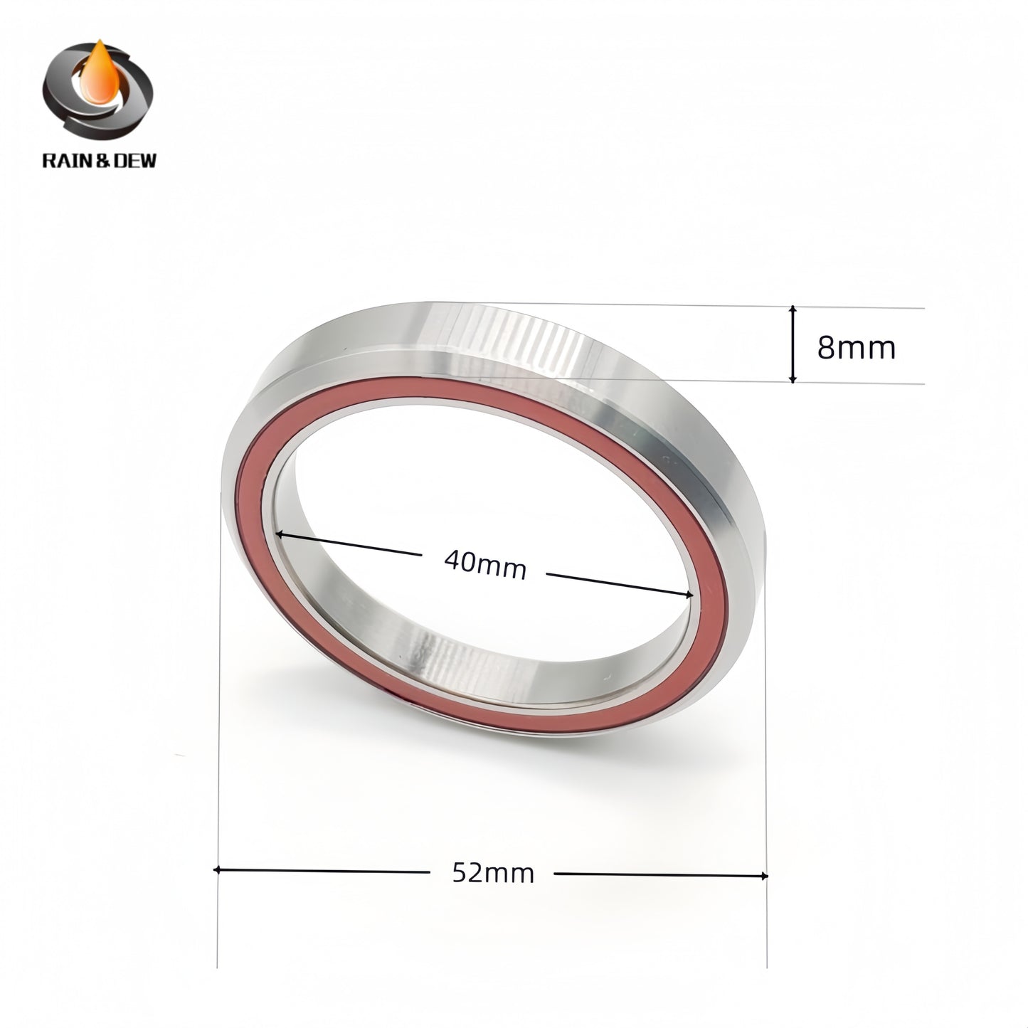 5PCS MH-P16H8-45/45 Bicycle Headset Bearing 40X52X8 mm 45/45 Degree Chrome Steel Tapered Upper Lower Tapered Parts Repair