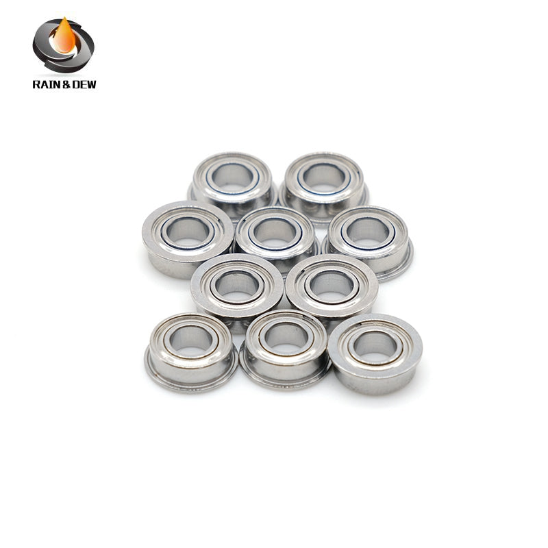10PCS Miniature Flanged Bearing SF605ZZ, 5x14x5mm for Precision Machinery & Models