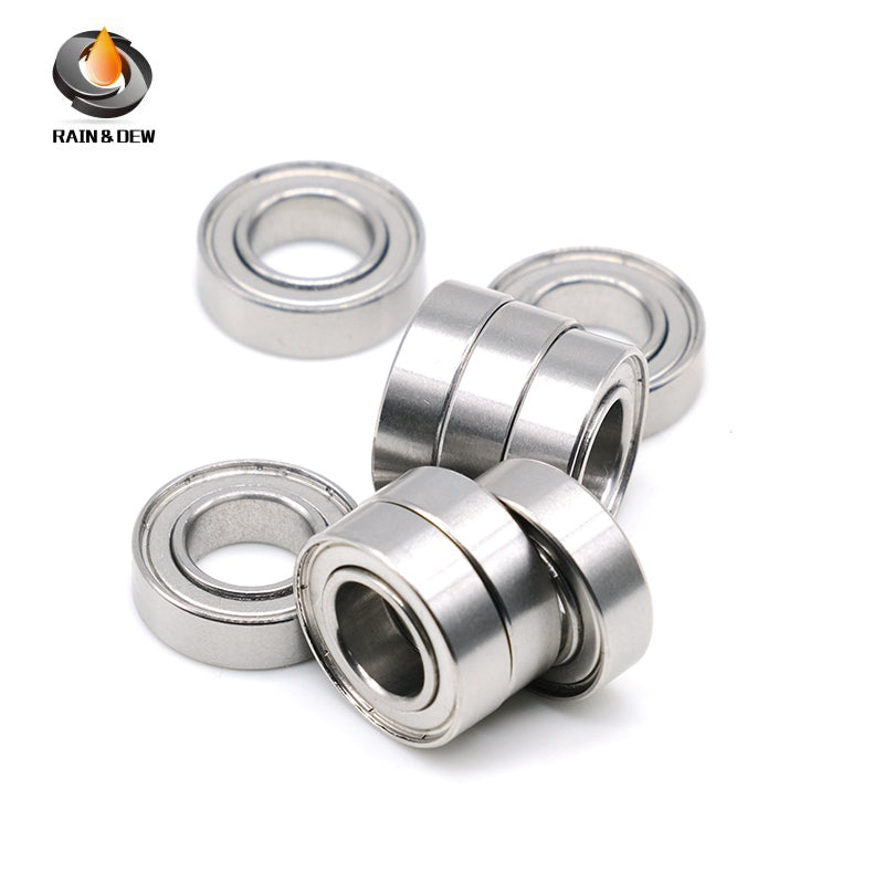 10PCS S6700ZZCB 10x15x4 mm ABEC-7 Ceramic Bearing Stainless Steel Hybrid Ceramic Bearing Without Grease Fast Turning