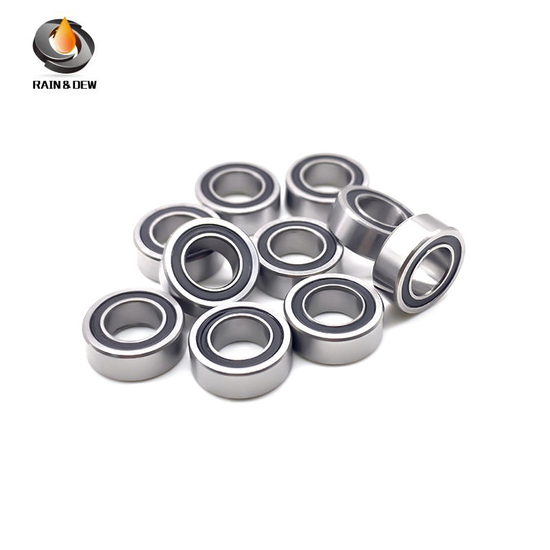 MR116RS Bearing ABEC-7 (10PCS) 6x11x4 mm Miniature MR116-2RS Ball Bearings Black Rubber Sealed