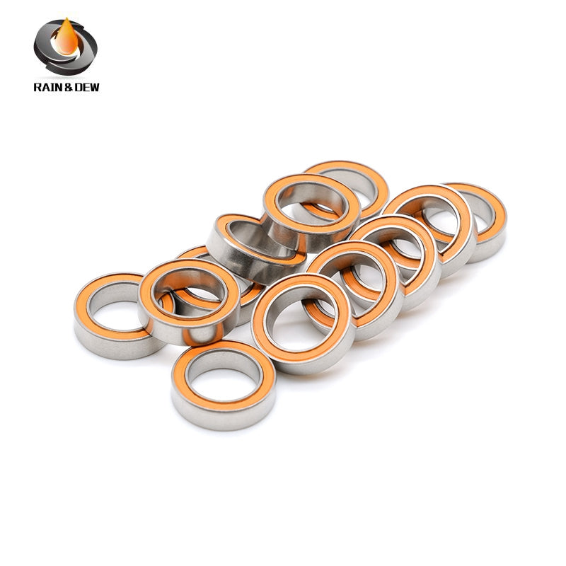 10PCS S6701RSCB 12*18*4 mm Stainless Steel Hybrid Ceramic Bearing ABEC-7 Grades Self-Lubrication
