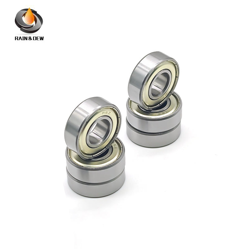 10Pcs R6ZZ 9.525X22.225X7.142mm Miniature Inch Deep Groove Ball Bearing  ABEC-7
