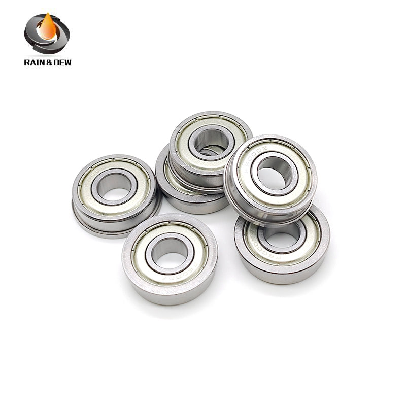 8PCS F6000ZZ Flanged Ball Bearings 10X26X8 mm Double Shielded  High Precision for 3D Printer & CNC Parts