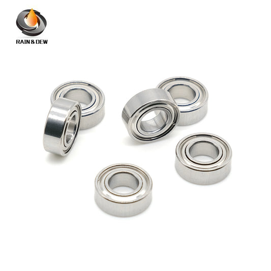 10PCS S687ZZ  7x14x5 mm  Stainless Bearing ABEC-9 Stainless Steel Ball Bearings Shielded High Precision 440C