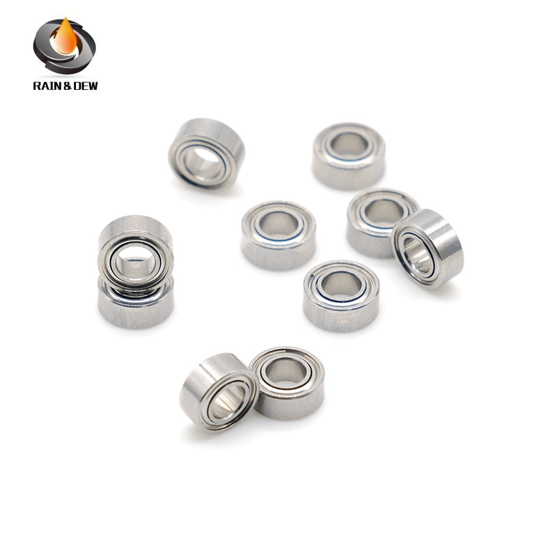 10Pcs  SMR74ZZ 4X7X2.5mm  Stainless Steel  Bearing ABEC-9 Fishing Reel Bearing For DAIWA & SHIMANO &Abu Garcia Reel Handles