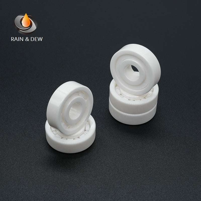 1/2Pcs  6200 CE  10*30*9mm Full Ceramic Bearing  ABEC-9 Zirconia Ceramic Deep Groove Ball Bearings for Fishing Reel