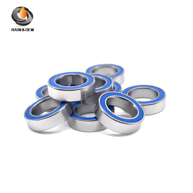 MR117RS-Blue Bearing ABEC-7 (10PCS) 7X11X3 mm Miniature MR117-2RS Ball Bearings Blue Rubber Sealed