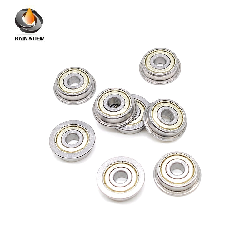 6PCS F629ZZ  9X26X8mm  Miniature Flange Bearings  ABEC-7 Double Metal Shielded,Chrome Steel for 3D Printers & Small Mechanisms