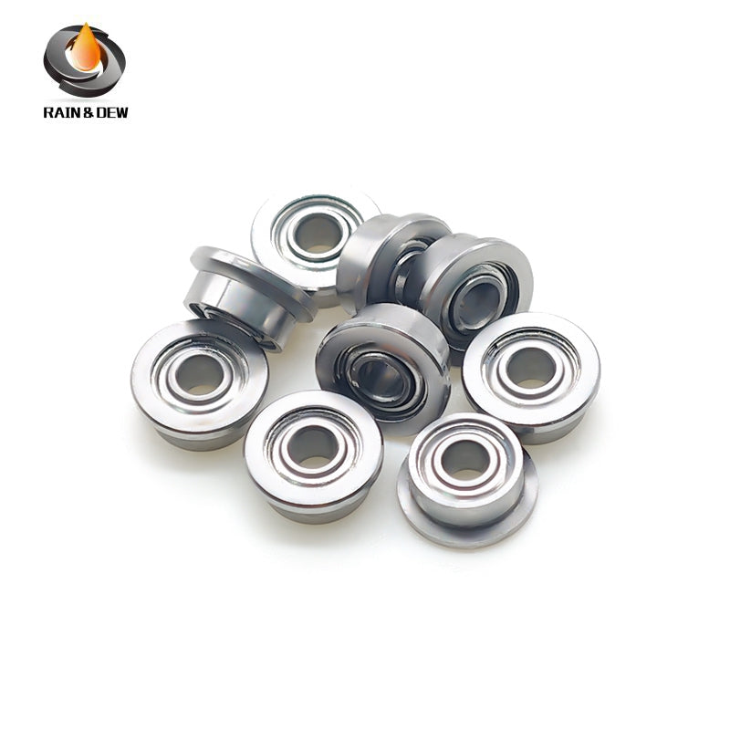 10PCS F623ZZ Flanged Ball Bearings 3X10X4 mm Double Shielded  High Precision for Voron 3D Printer & CNC Parts