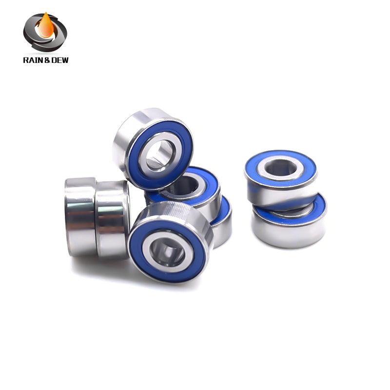 MR83RS-Blue Bearing ABEC-7 (10PCS) 3x8x3 mm Miniature MR83-2RS Ball Bearings Blue Rubber Sealed