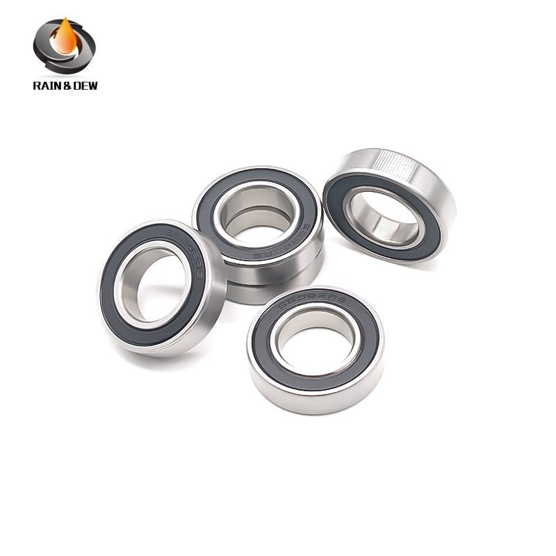 10PCS S6901RS  12x24x6mm Durable & Fully Sealed Bearing for Fishing Gear ABEC-7 Stainless Steel with Black Rubber Shield