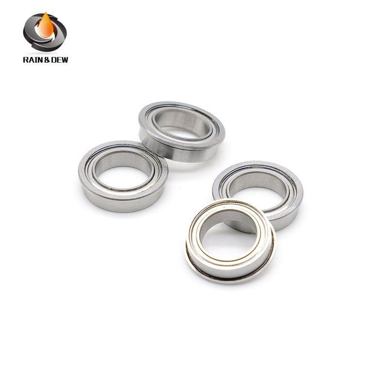 10PCS Flange Bearing  F6700ZZ Flange Bearing 10X15X4mm ABEC-7 Double Shielded