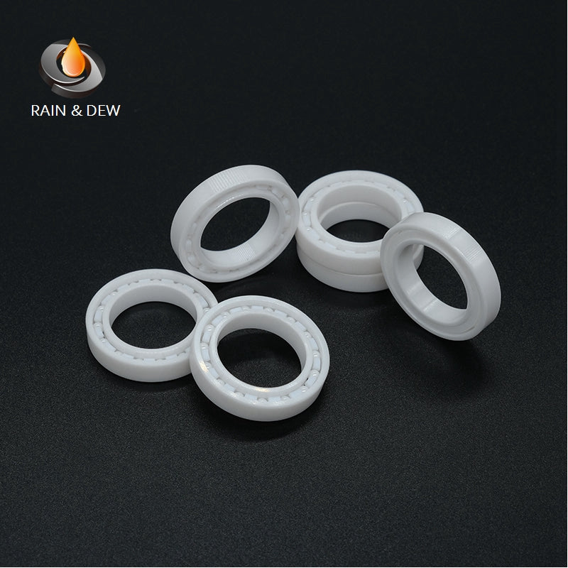 1/2Pcs 6803 CE  17*26*5mm Full Ceramic Bearing  ABEC-9 Zirconia Ceramic Deep Groove Ball Bearings for Fishing Reel