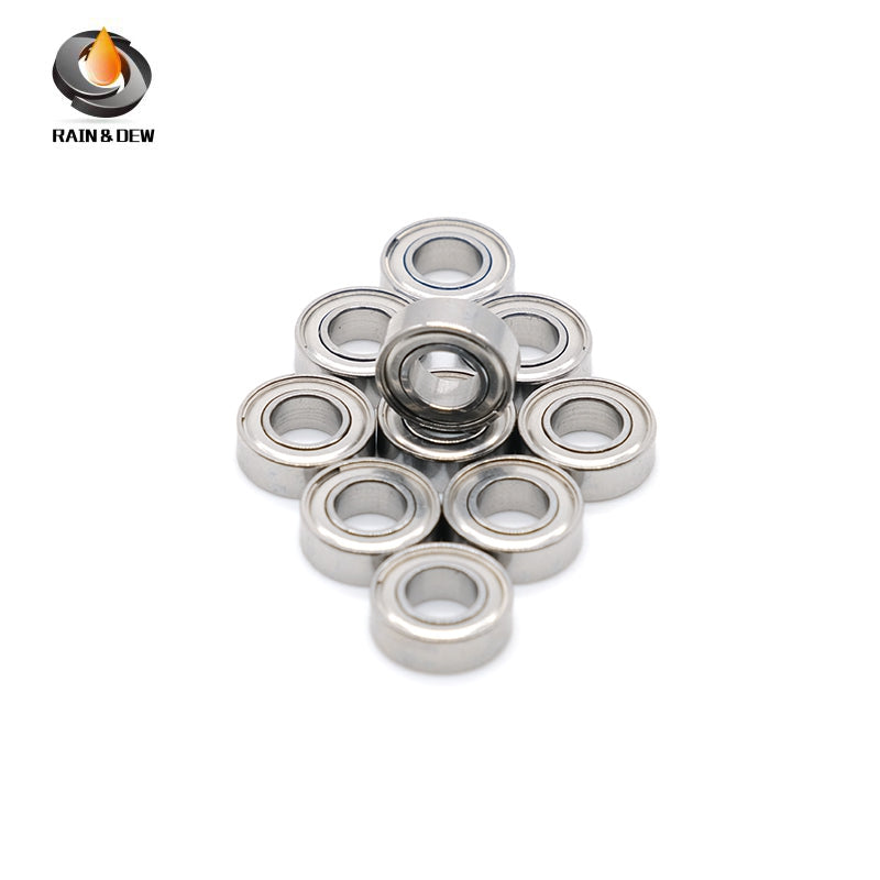 10Pcs SR168ZZ	6.35X9.525X3.175mm  Bearing ABEC-9 440C Roller Stainless Steel SR168ZZ Ball Bearings