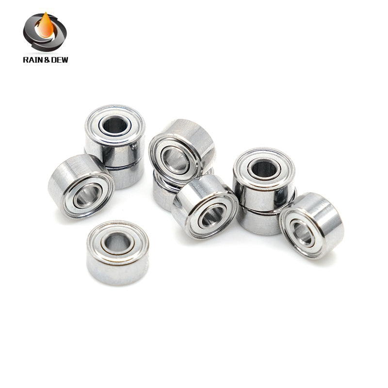 10PCS S693ZZCB 3x8x4mm ABEC-7 Ceramic Bearing Stainless Steel Hybrid Ceramic Bearing Without Grease Fast Turning