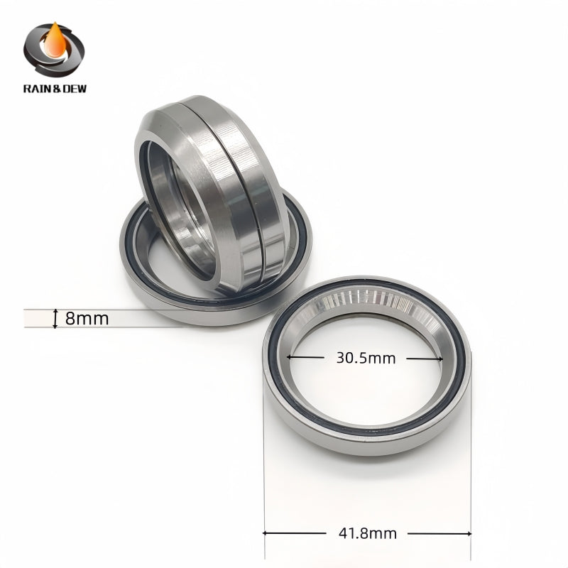 6PCS MH-P08F   30.5X41.8X8 mm Bicycle Headset Bearing 45/45 Degree Chrome Steel Tapered Upper Lower Tapered Parts Repair