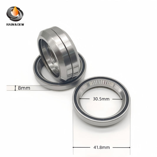 6PCS MH-P08F   30.5X41.8X8 mm Bicycle Headset Bearing 45/45 Degree Chrome Steel Tapered Upper Lower Tapered Parts Repair