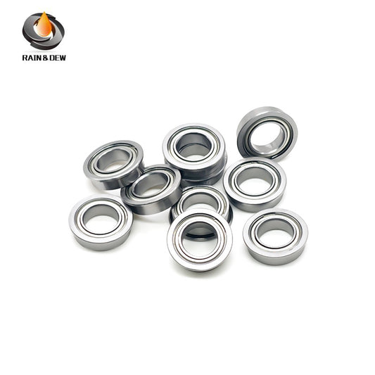 10PCS MF106ZZ Flanged Ball Bearings 6X10X3 mm Steel Shielded  for 3D Printer & Stepper Motor