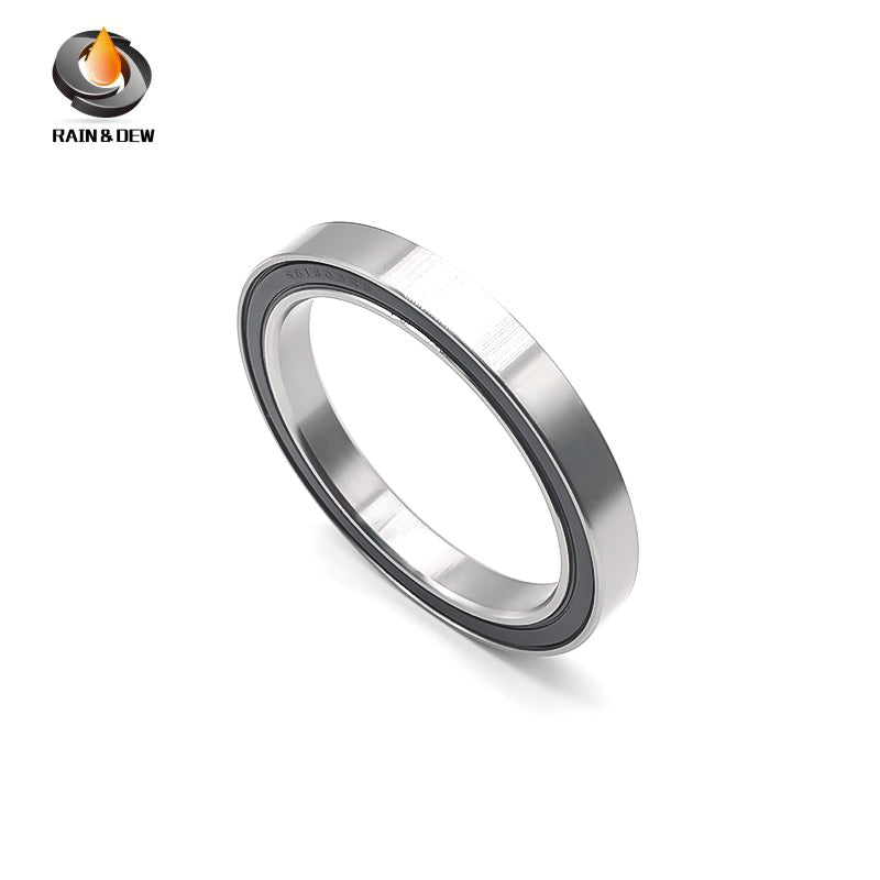 2PCS High-Precision ABEC-7  S6809RS  45x58x7mm Stainless Steel Body & Black Rubber Seals for Fishing Equipment