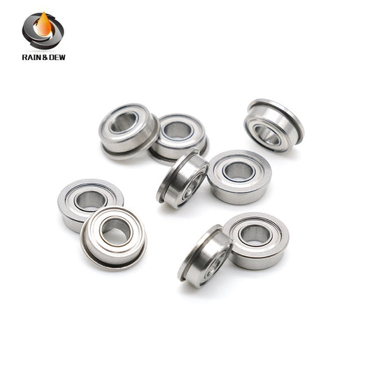 10PCS Precision F685ZZ Flanged Bearing with Shield 5X11X5 mm  for Easy Mounting & Positioning