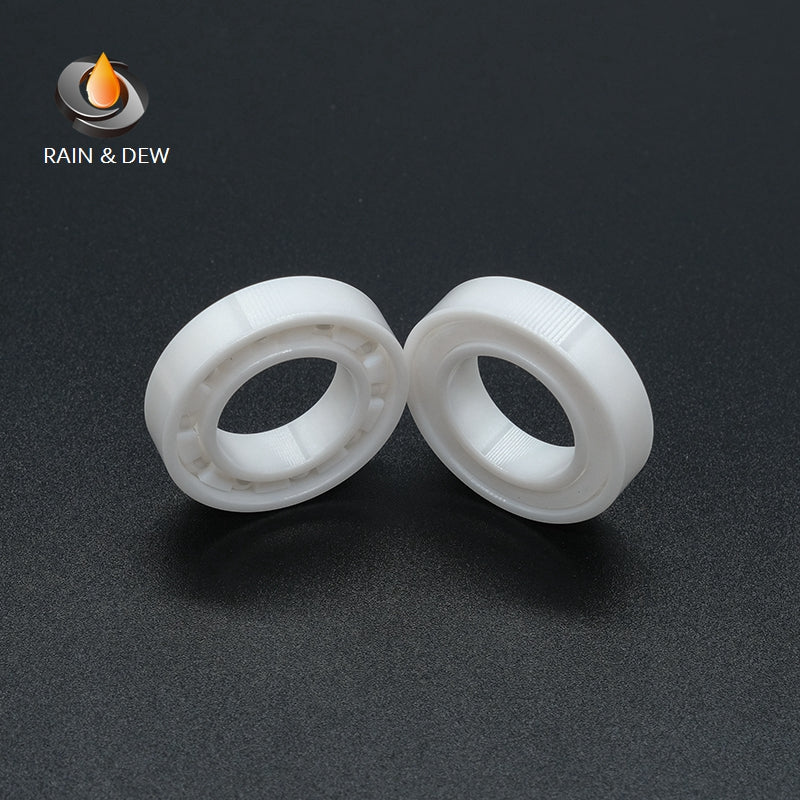 1/2Pcs 6903 CE  17*30*7mm Full Ceramic Bearing  ABEC-9 Zirconia Ceramic Deep Groove Ball Bearings for Fishing Reel
