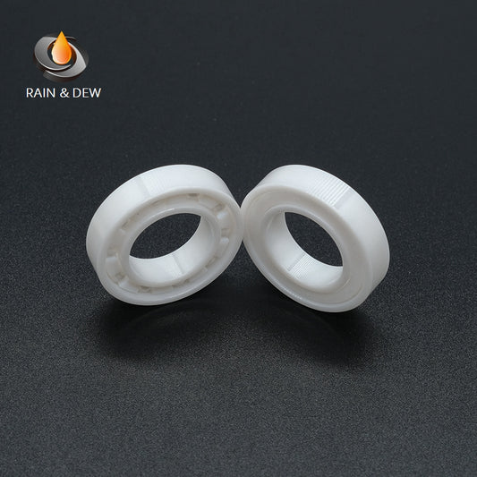 1/2Pcs 6903 CE  17*30*7mm Full Ceramic Bearing  ABEC-9 Zirconia Ceramic Deep Groove Ball Bearings for Fishing Reel