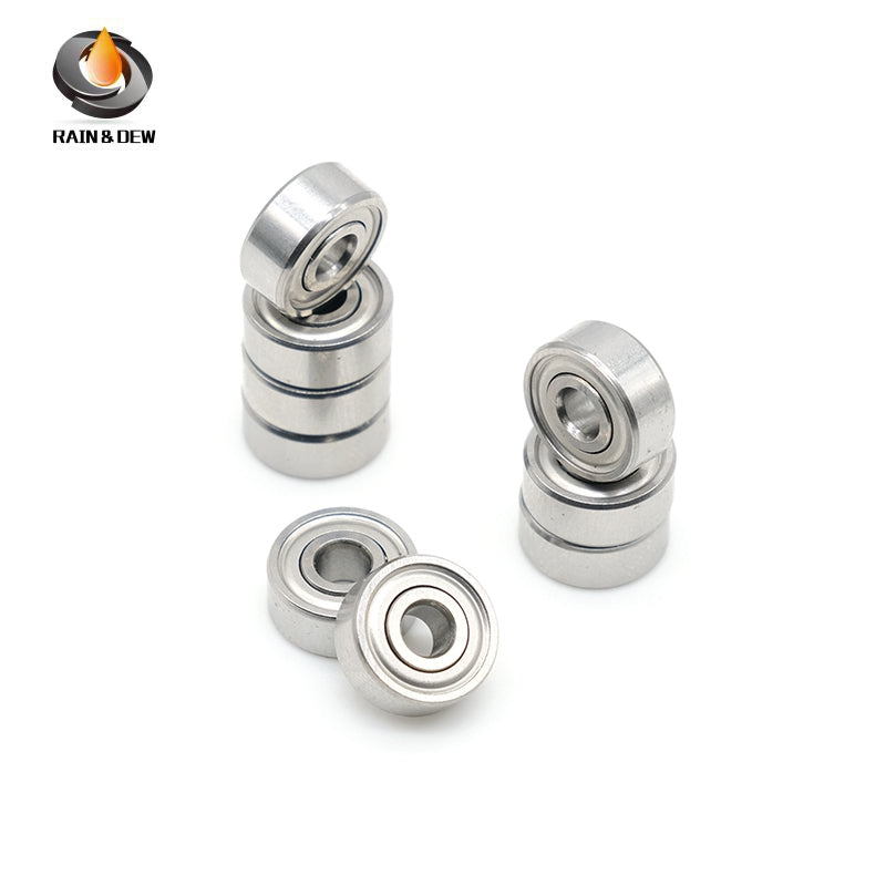 10Pcs R2ZZ 3.175X9.525X3.967mm Miniature Inch Deep Groove Ball Bearing  ABEC-7