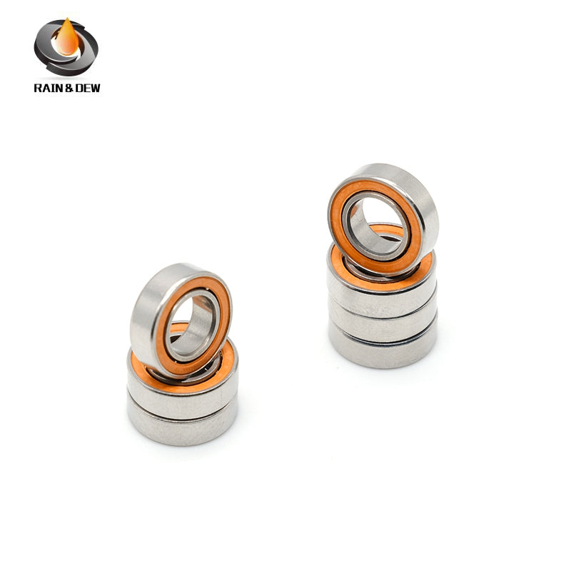10Pcs SMR137RSCB  7*13*4mm  Stainless Steel hybrid Si3N4 ceramic ball bearing Without Grease Fast Turning  ABEC-7