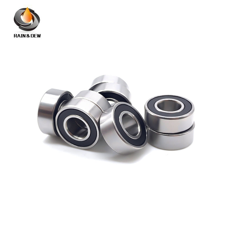 MR115RS Bearing ABEC-7 (10PCS) 5x11x4 mm Miniature MR115-2RS Ball Bearings Black Rubber Sealed