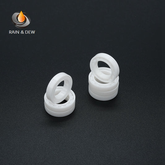 1/2Pcs 6802 CE  15*24*5mm Full Ceramic Bearing  ABEC-9 Zirconia Ceramic Deep Groove Ball Bearings for Fishing Reel