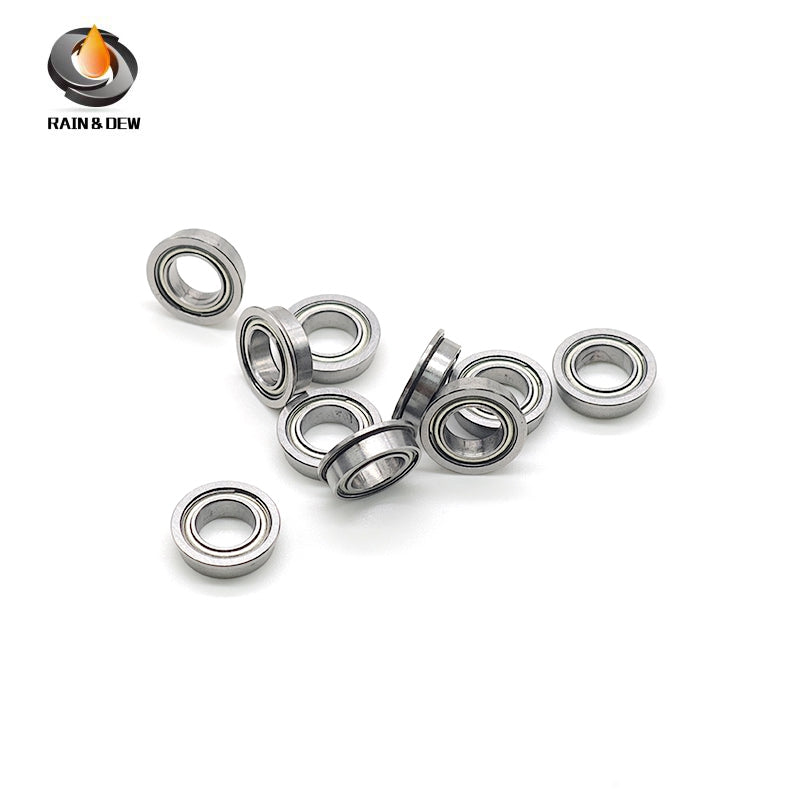 10PCS MF106ZZ Flanged Ball Bearings 6X10X3 mm Steel Shielded  for 3D Printer & Stepper Motor