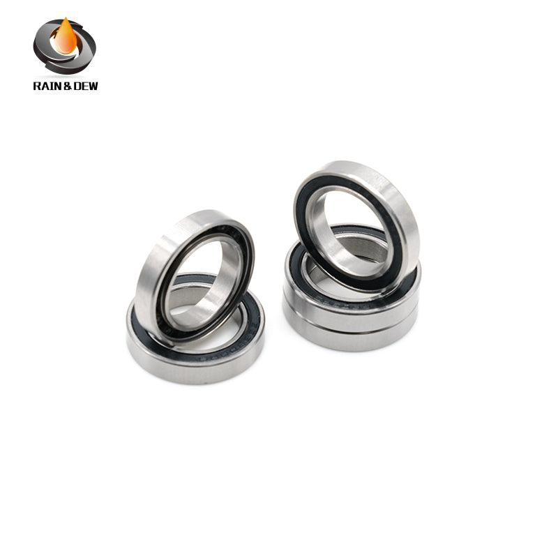 6PCS S6805RS CB 25x37x7mm Stainless Steel  Hybrid Ceramic Si3N4 Ball Bearing Bicycle Bottom Brackets & Spares Rear wheel 6805 2RS Bearings