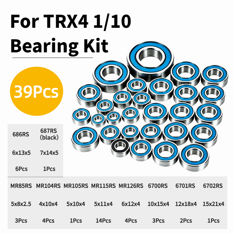 For Traxxas TRX4 TRX-4 1/10 RC Crawler Defender Bearings Wheel Hub Axle Steering Truck Off-Road Upgrade Parts Accessories Kit