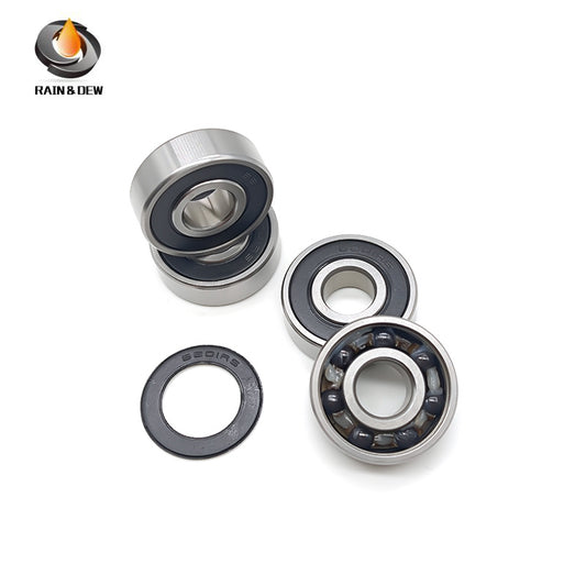 5PCS 6200RS CB 10x30x9mm Hybrid Ceramic Si3N4 Ball Bearing Bicycle Bottom Brackets & Spares Rear wheel 6200 2RS Bearings